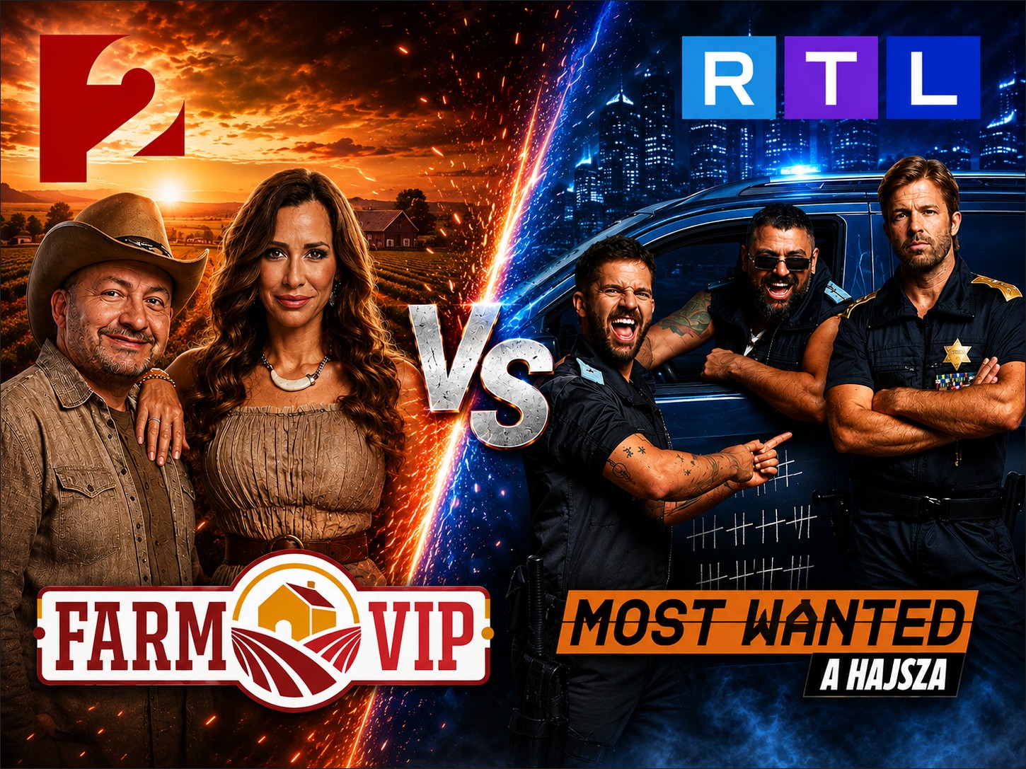 Ma este kezdődik a TV2 és az RTL nagy összecsapása